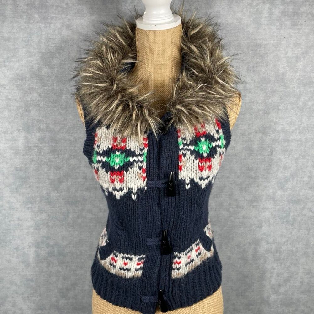 Y2K knit sweater vest